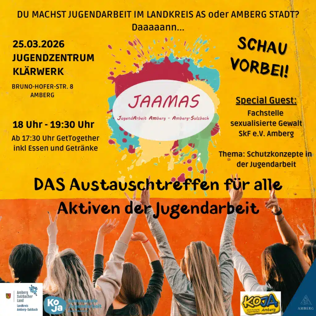 Herzliche Einladung zum nächsten JAAMAS Netzwerktreffen